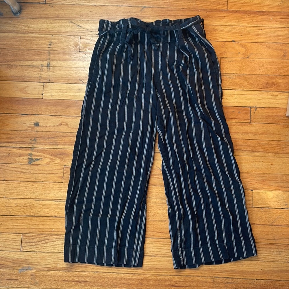 Cropped Wide Leg Drawstring Pants J.Jill